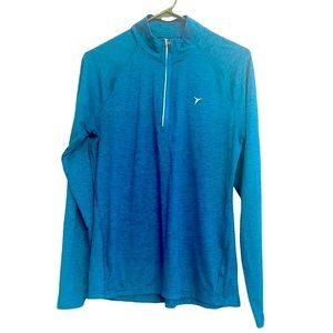 Old Navy Active Pullover, 1/4 Zip, Long Sleeve Size Large